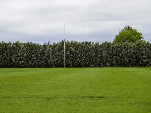 Field with goalposts