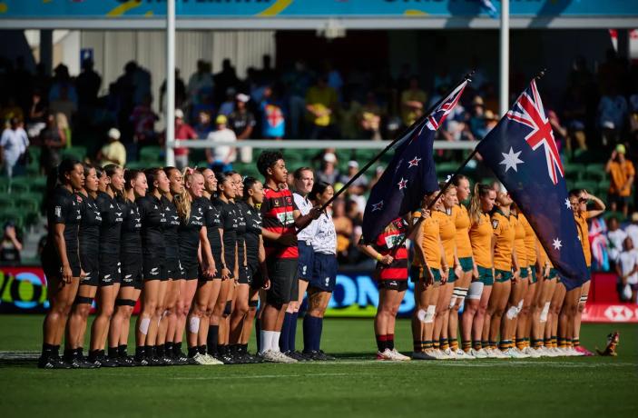 Black Ferns 7s v Aussie 7s